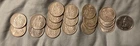 $10 Face Canadian Half Dollars XF-BU 80% Silver Coins Roll Of 20 Coins
