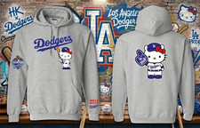HOT ITEM Los Angeles Dodgers Hello Kitty Hoodie