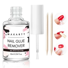 Makartt Nail Glue Remover 10ML for Press-On, Acrylic & Fake Nails Acetone-Free