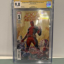 Deadpool Kills Marvel Universe Last Time #1 CGC 9.8 SS Paratore Signed Comic 