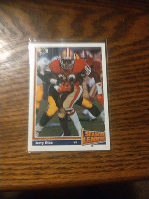 1991 Upper Deck Jerry Rice Season Leaders #402 49ers HOF