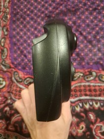 Sega Saturn 3D Wired Controller MK-80117 (Black, OEM) NO CABLE CLEANED