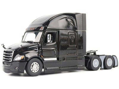 Freightlinerトレーラー 模型 #玩具＃＃ギフト＃ FREIGHTLINER NEW CASCADIA SLEEPER CAB TRUCK BLACK 1/50 BY DIECAST