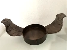 Jan Barboglio Tray Holder Large Leaves Forged Iron