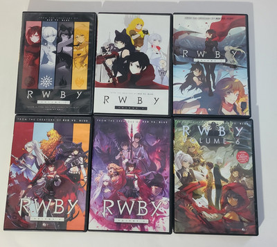 RWBY Collection: Volumes 1-6 DVDs  Rooster Teeth