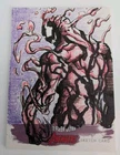 2022 Fleer Ultra Avengers Sketch Card - Brian Soriano Carnage - Marvel Art 1/1
