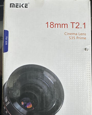 Meike S35 Prime 18mm T2.1 Cinema Lens For Can...