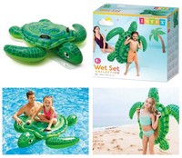 Intex Schwimmtier SchildkröTe - Reittier Aufblastier Luftmatratze Pool Turtle