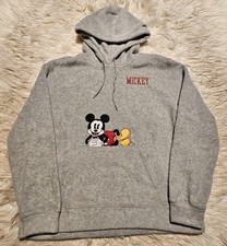 Vintage 90s Disney Mickey Mouse Fleece Sweater Unisex SZ LG Hoodie Sweatshirt
