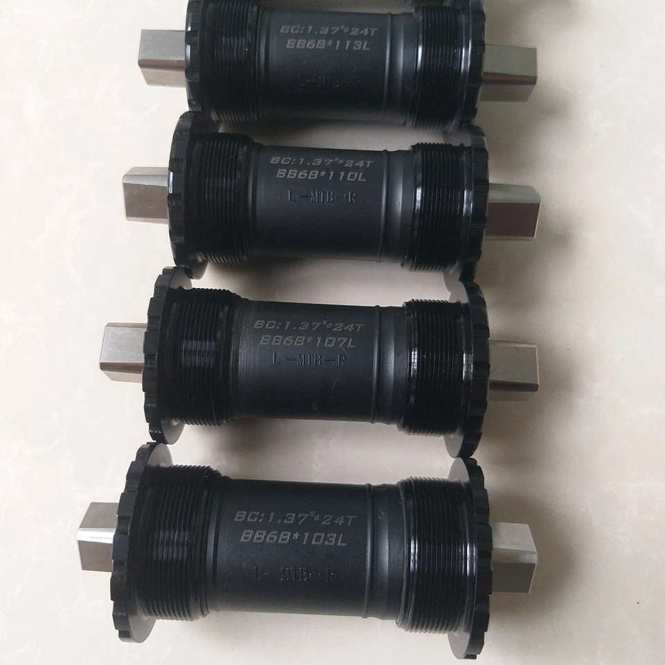 Titanium 103mm Bicycle Square Taper Bottom Bracket Bearing Cartridge 68mm * 113L - Image 4 of 4