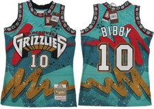 New 1998-99 Mike Bibby #10 Grizzlies Mens Mitchell & Ness Swingman Jersey $150