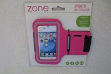 Zone Training Sports Armband Adjustable Iphone 4/4 I phone 5 Pink New