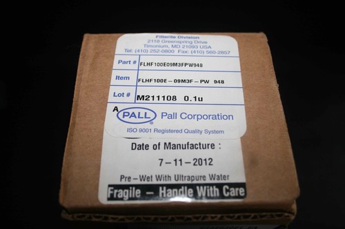 PALL - Pre-Wet in-Line 10" Pneumatic Filter 0.01um - FLHF100E-09M3F-PW LAB - Picture 2 of 7