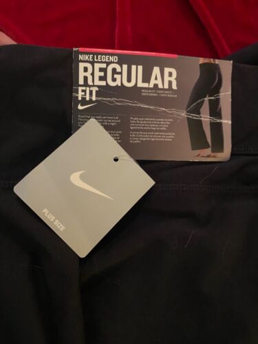 Nike Legend Women’s Dri Fit Black Yoga Training Pants 1X NWT