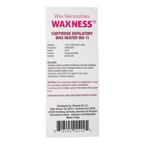 Waxness 2 Cartridges Warmer Kit 2 X WX-1I and 1 X WX-2B - Picture 10 of 10