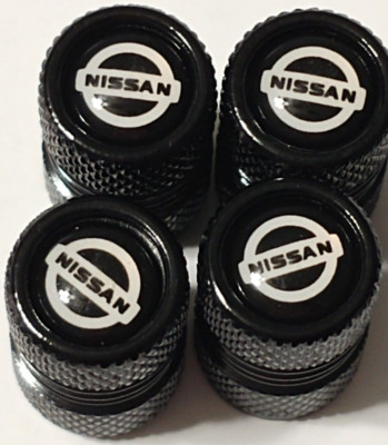 Valve Stem Caps Auto Tire 4 Pc. Air Dust Covers Car Truck Wheels Black White New