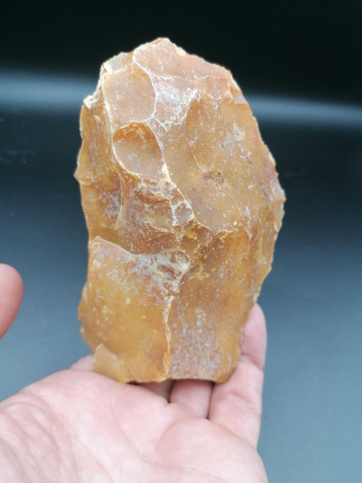 France Lower Paleolithic tool Acheulean Large lateral scraper bifacial ...