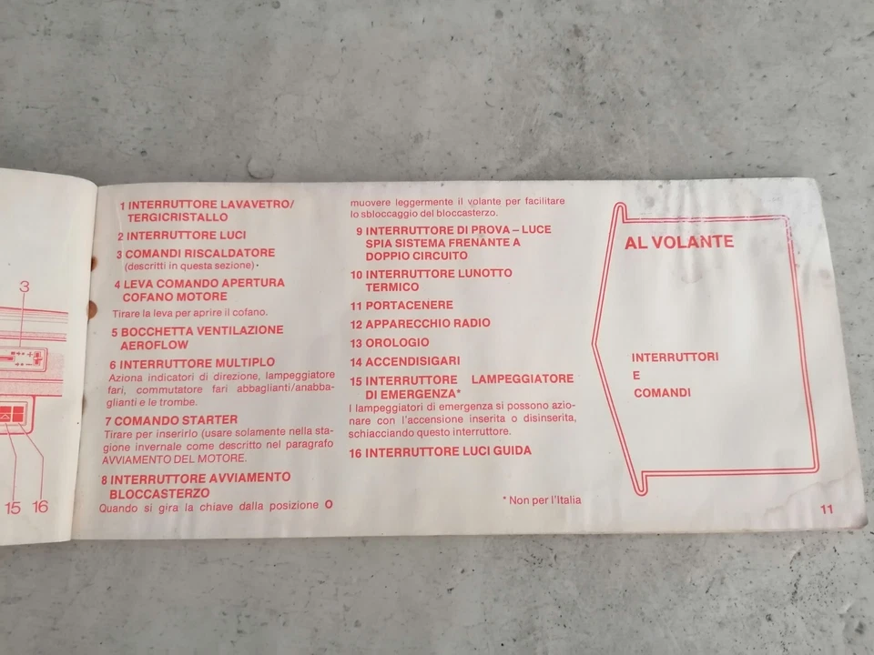 ford escort libretto libro manuale uso e manutenzione 1974 book owners livret - Immagine 3 di 4