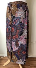 Anthropologie Maxi Buttons Front Pill up Skirt Size S