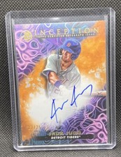 2023 Bowman Inception Jace Jung Primordial Prospect Autograph /25 Orange Foil