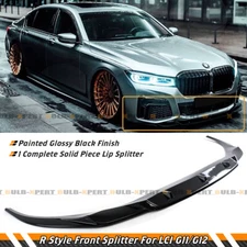 For 2019-2021 BMW G11 G12 740i 750i M760i M Sport LCI R Style Front Lip Splitter