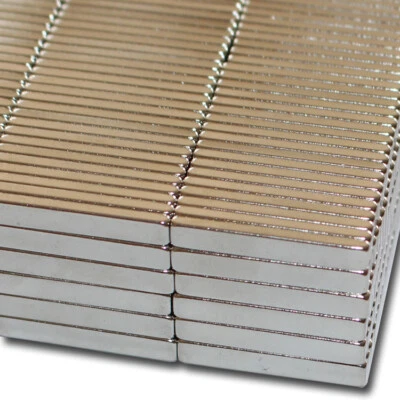 MAGNETHANDEL ® 5 NEODYM QUADER MAGNETE 18x4x2 mm N48 POWER BLOCK SLOTCAR TUNING RACING 1,3 KG