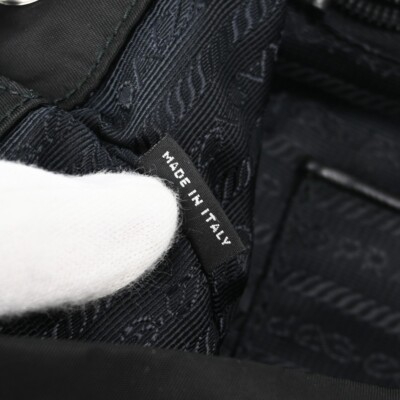Prada Black Nylon Backpack 1BZ811 P/110 143641 | eBay display picture 3