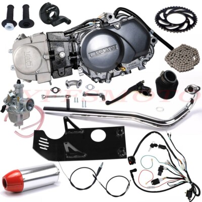 Lifan 125cc Engine Motor Kit Wiring Carby for CT110 CRF50F CT70 Z50R ATC70 140cc