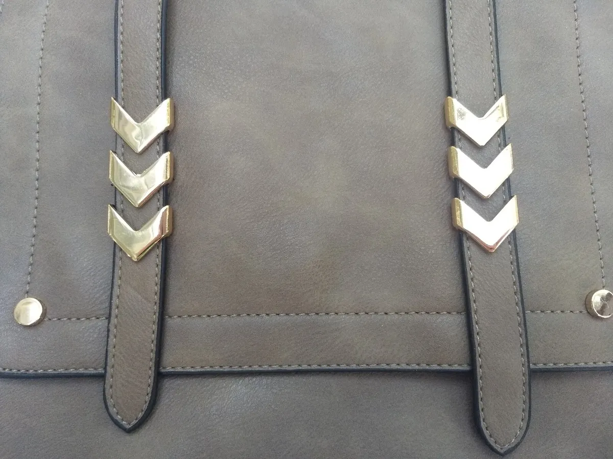 Studded Decor Crossbody Bag Women's Multi Pocket Purse - Temu