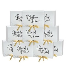 10 Pieces Bridesmaid Proposal Box SetMaid of Honor Proposal Box Matron of Hon...