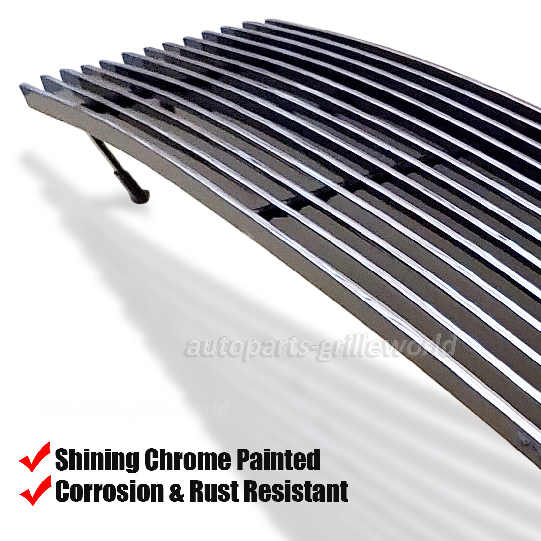 Fits 1988-1992 Chevy Camaro 88-92 Billet Grille Chrome Lower Bumper Grill Insert