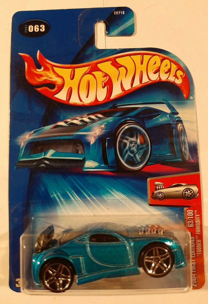 2004 Hot Wheels First Edition Tooned Furiosity 63/100 (Blue