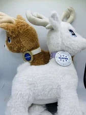 *LOT* Build-A-Bear Blitzen & Glisten Christmas Reindeer Stuffed Plush