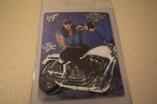 2001 WWF Wrestling vending machine sticker Undertaker on motorcycle