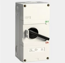 HPM AQUA Weatherproof Isolator switch Double Pole 1 gang IP56 20A 440V 42/220MT