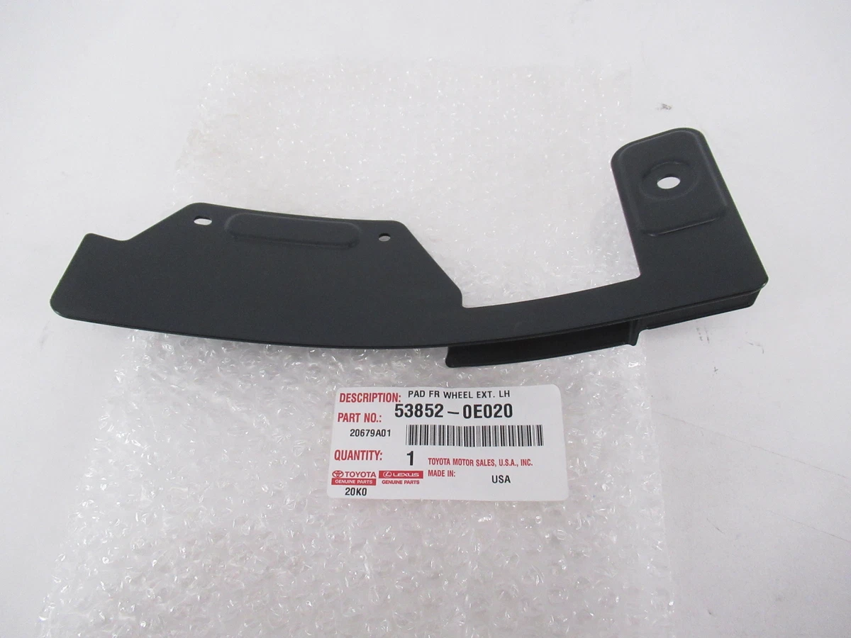 Genuine OEM Toyota 53852-0E020 Driver Front Fender Liner Extension  