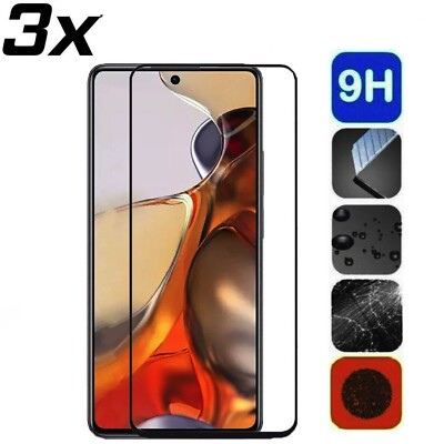 3x Panzerfolie aus Echtglas Displayschutzglas für Xiaomi Redmi Note 9S / 9 Pro