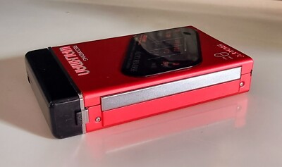 SONY ソニー　WALKMAN ウォークマン　RM-DW35L レッド Rare Red Sony Recording Walkman WM-F203 working Excellent