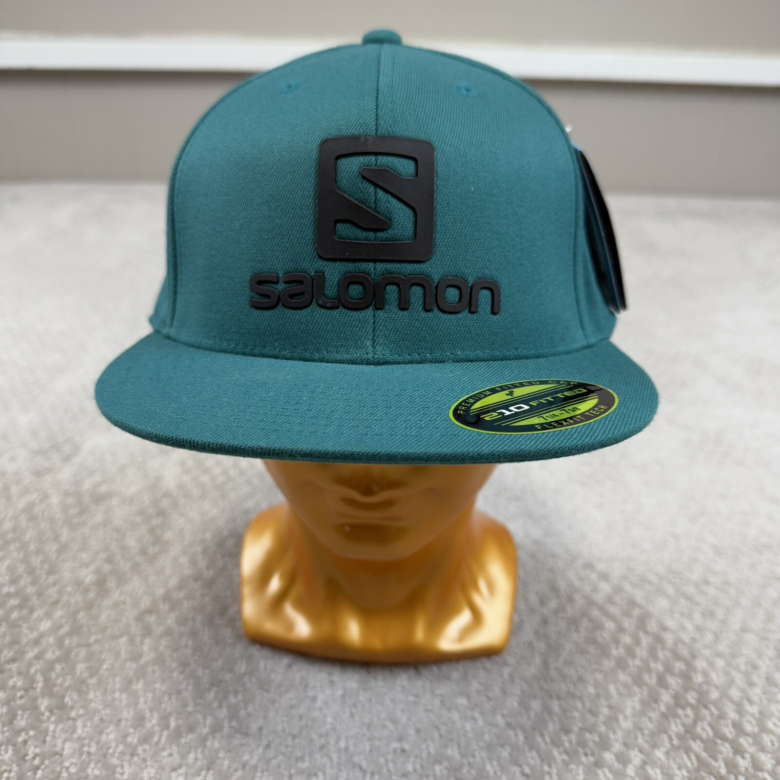 NUOVO Salomon Flexfit 210 berretto con logo aderente 7 1 4 7 5 8 $35 sci neve outdoor