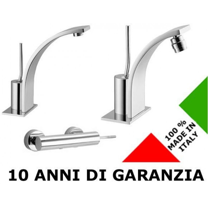 2 robinets de lavabo et de bidet Lares Effepi mitigeur sanitaire laiton