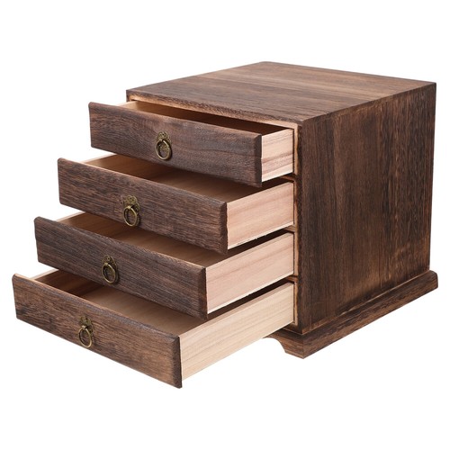 Tea Organizer Drawer Wood Drawer Cabinet Kitchen Pantry Drawer