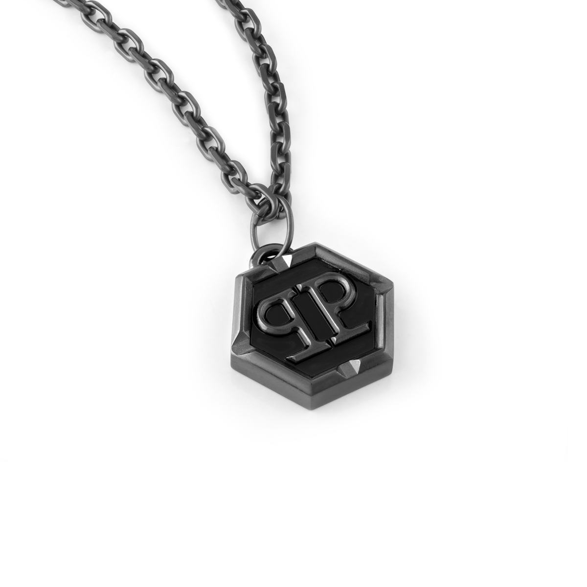 Philipp Plein Men Necklace Pendant Stainless Steel IP Gun