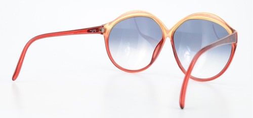 Optyl Vintage 70s Women's Sunglasses 3527 30 Red Round Oversize Verlaufsgetönt - Picture 7 of 9