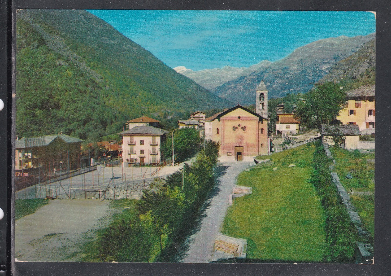 Cartolina Cantoira Parrocchia e Scorcio Panoramico A3458