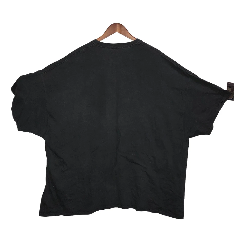 Camiseta Ring o Fire 5XL para hombre negra con logotipo de diamante gris Foto 3 de 3