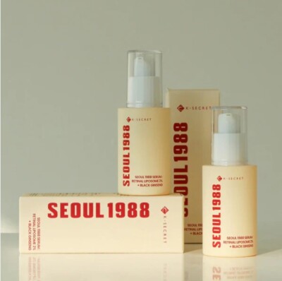 KSECRET SEOUL 1988 Serum:Retinal Liposome 2%+Black Ginseng 30ml #dkau