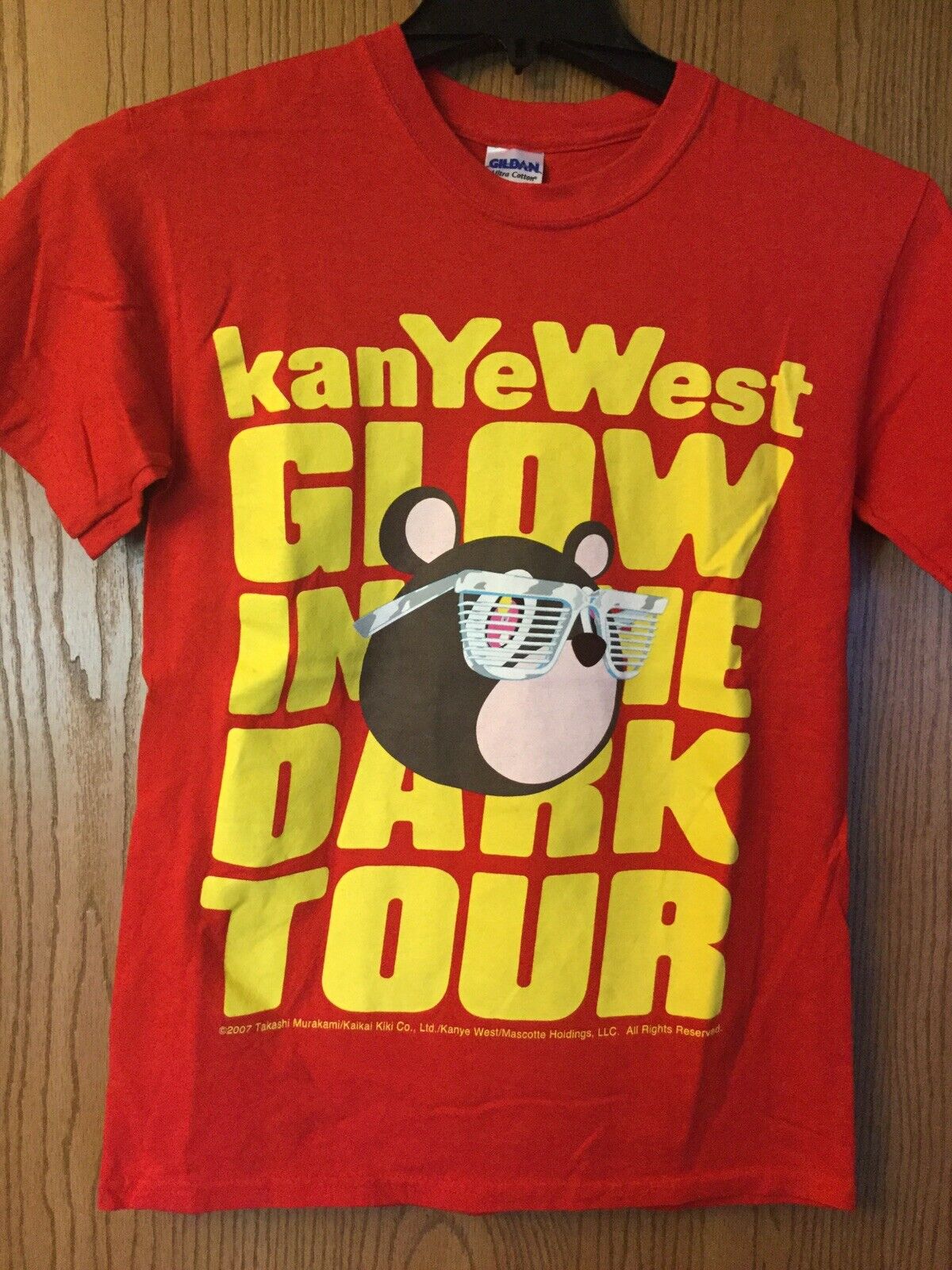 Kanye West.  “Glow In The Dark”  2007 Tour Shirt.… - image 1