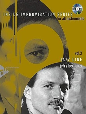 INSIDE IMPROVISATION, VOL 3: JAZZ LINE (FOR ALL By Jerry Bergonzi **BRAND NEW**