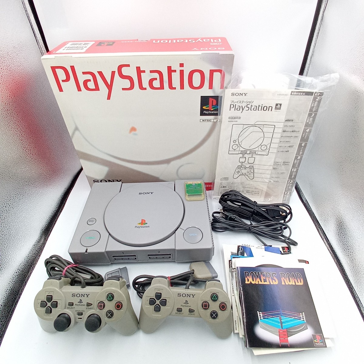 Sony PS1 PlayStation 1 Console SCPH-5500 Boxed With Manual 6 Games