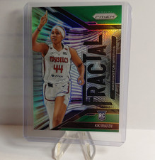 2025 Panini Prizm Green Fractal Prizm Kiki Iriafen #12 Mystics WNBA RC Insert